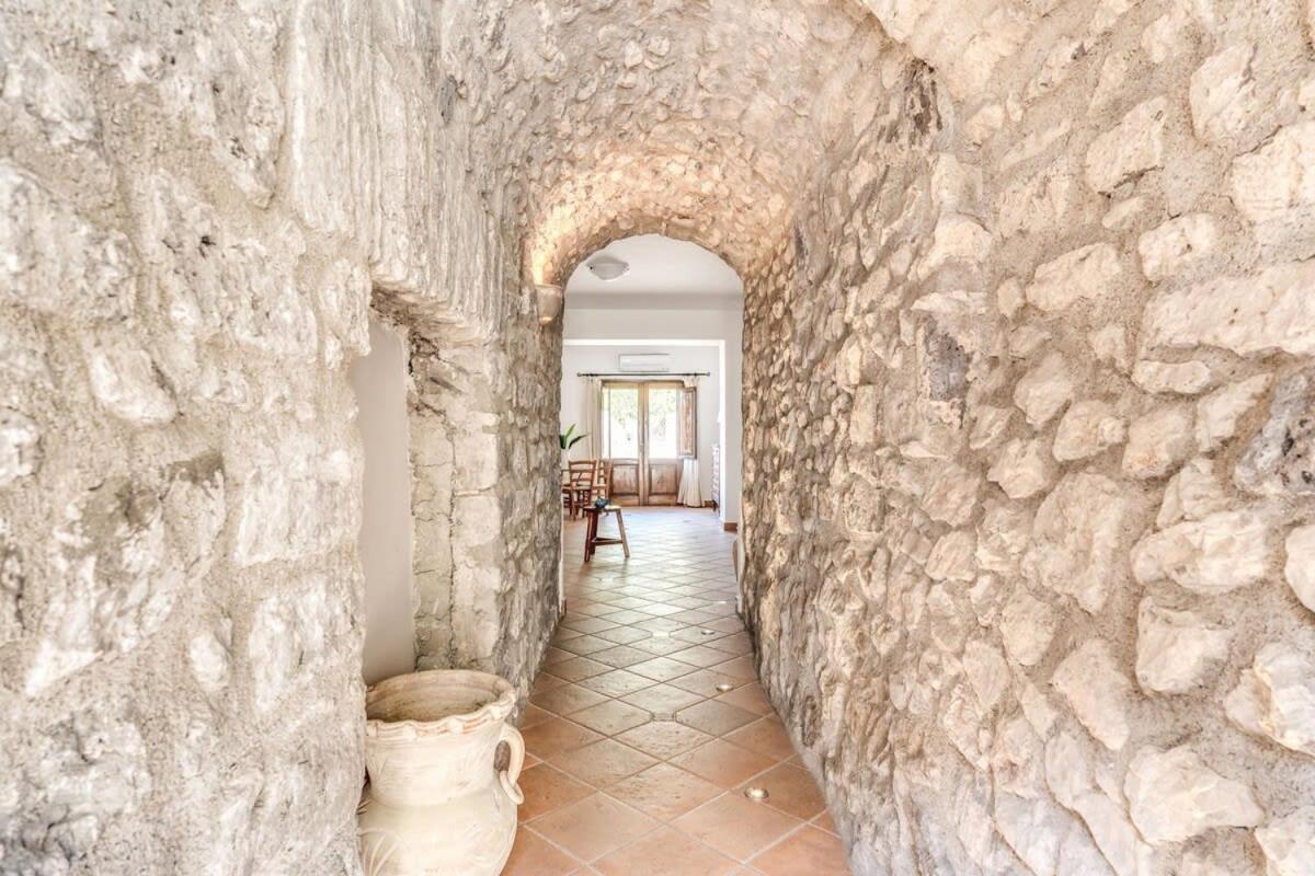 Villa Mimosa Rustic Elegance Views & Pool Massa Lubrense Exteriör bild