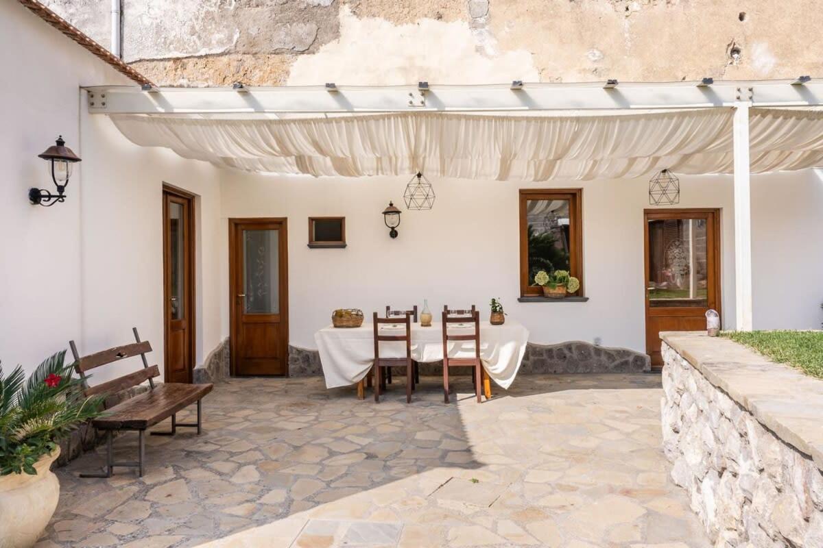 Villa Mimosa Rustic Elegance Views & Pool Massa Lubrense Exteriör bild