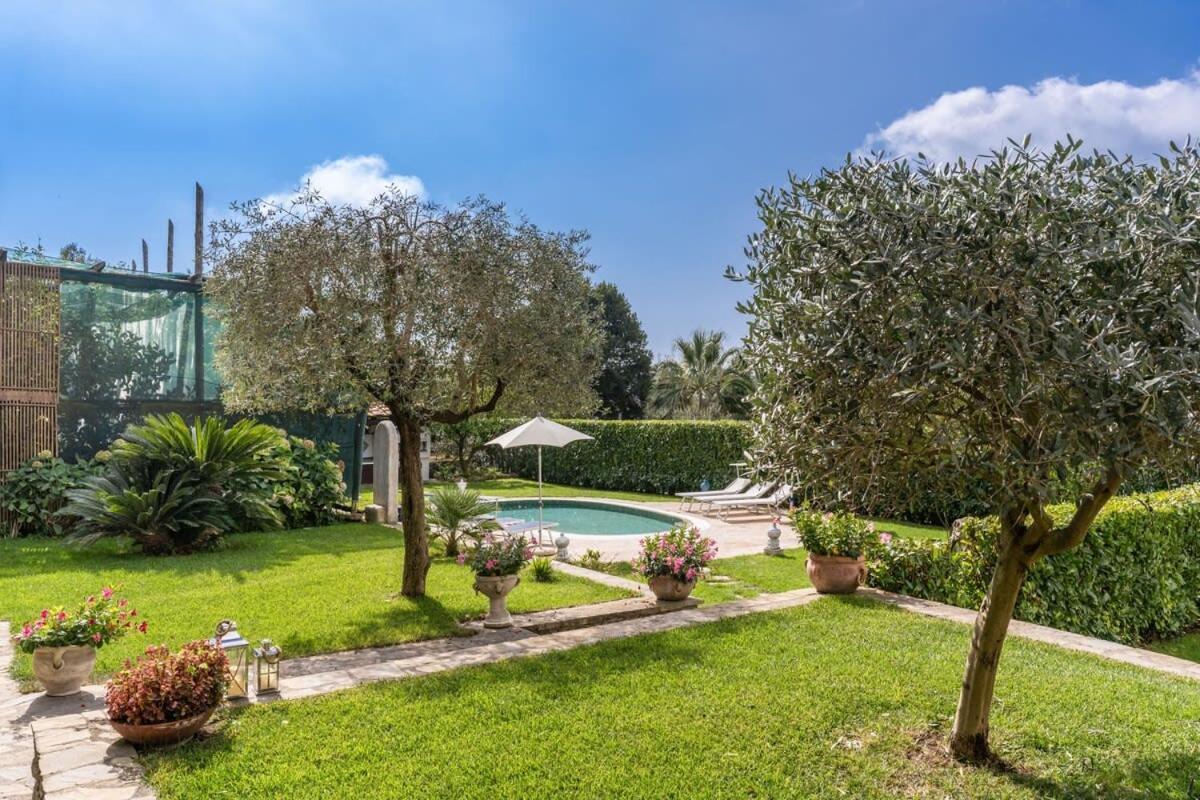 Villa Mimosa Rustic Elegance Views & Pool Massa Lubrense Exteriör bild